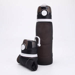 SILICONE FOLDING TRAVEL WATER BOTTLE