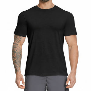 Men's breathable sports short-sleeve shirt in multiple colors