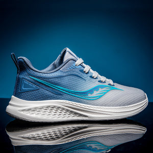Breathable lightweight running shoes with soft soles in various colors