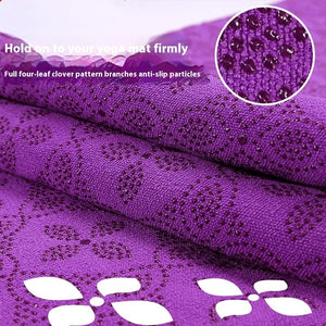 Non-slip sweat-absorbent yoga mat towel in various colors