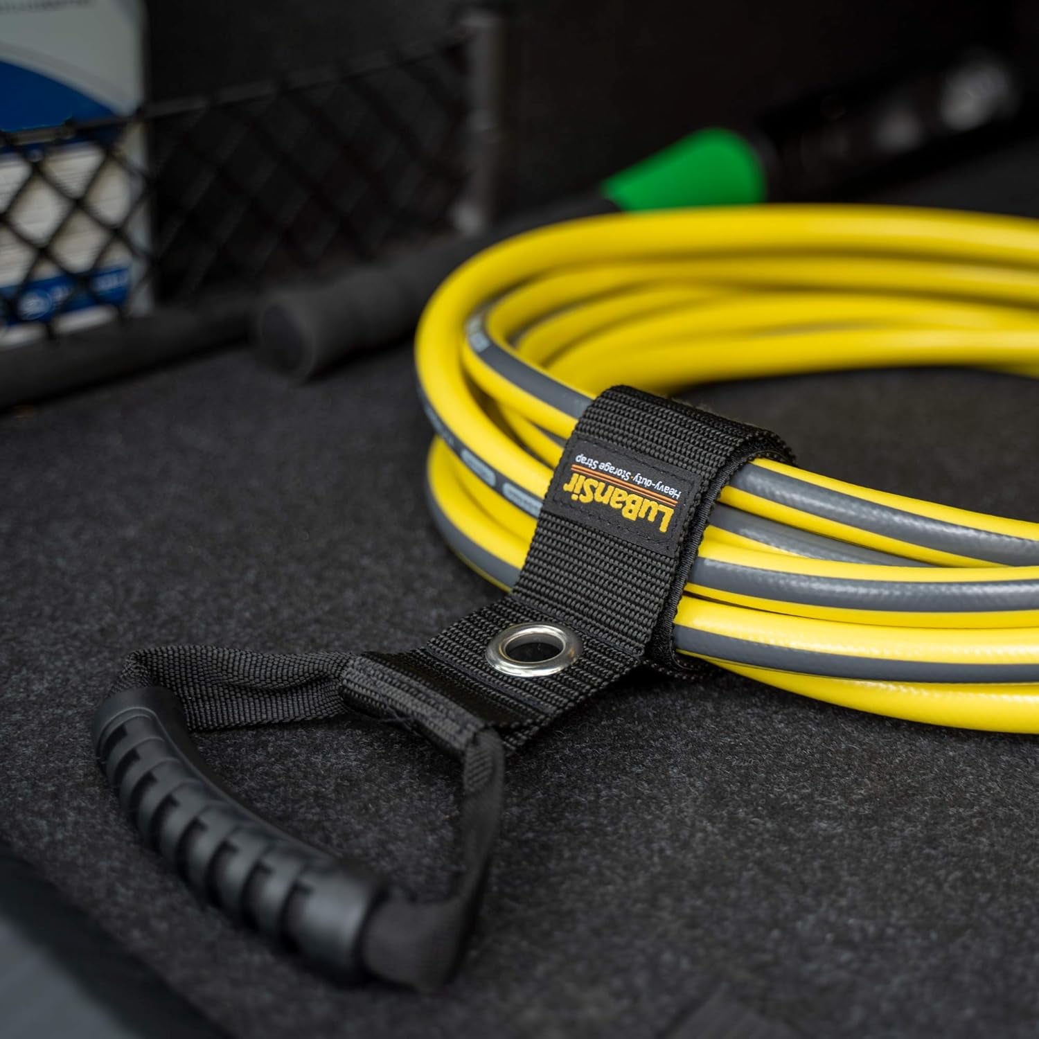 3 Pack Extension Cord Organizer, 22" Portable Hook and Loop Storage Straps with Grommet Fit Extension Cords, Cables, Ropes, Garden Water Hoses Carrying and Hanging