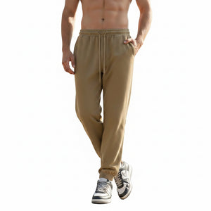 Men's elastic anti-wrinkle casual pants in tapered fit