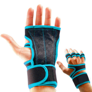 Non-slip half finger gym dumbbell sports gloves in various colors