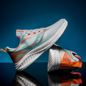Breathable lightweight running shoes with soft soles in various colors