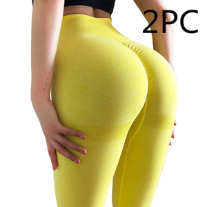 Butt lifting fitness yoga leggings in various colors and sizes