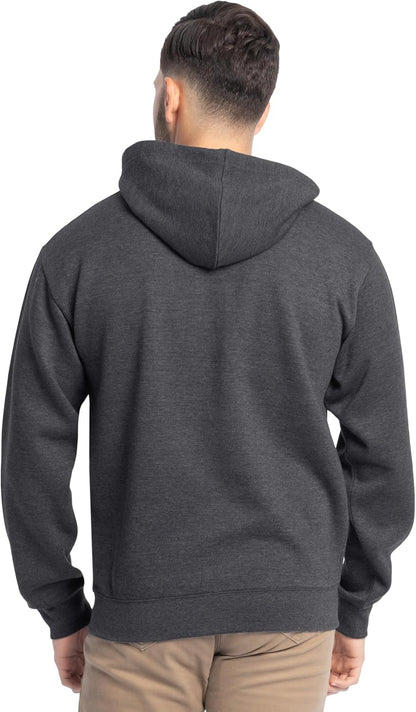 Men's Eversoft Fleece Hooded Pullover Sweatshirt, Moisture-Wicking and Breathable