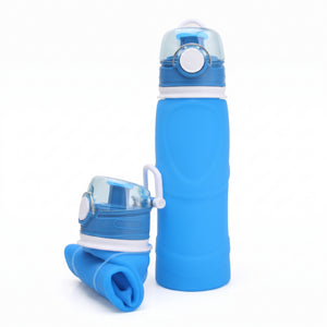 SILICONE FOLDING TRAVEL WATER BOTTLE