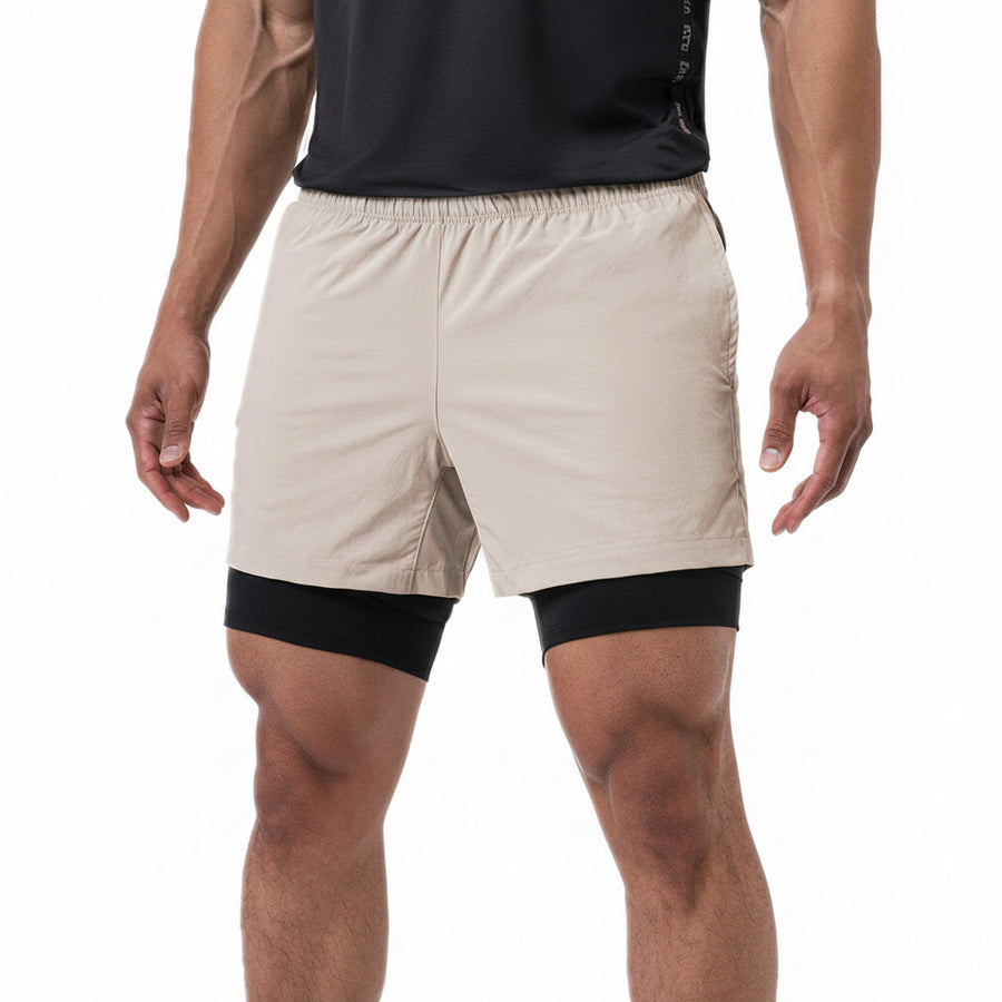 BREATHABLE QUICK DRY STRAIGHT LEG CASUAL SHORTS