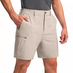 Men's outdoor sports shorts with multiple pockets in various colors