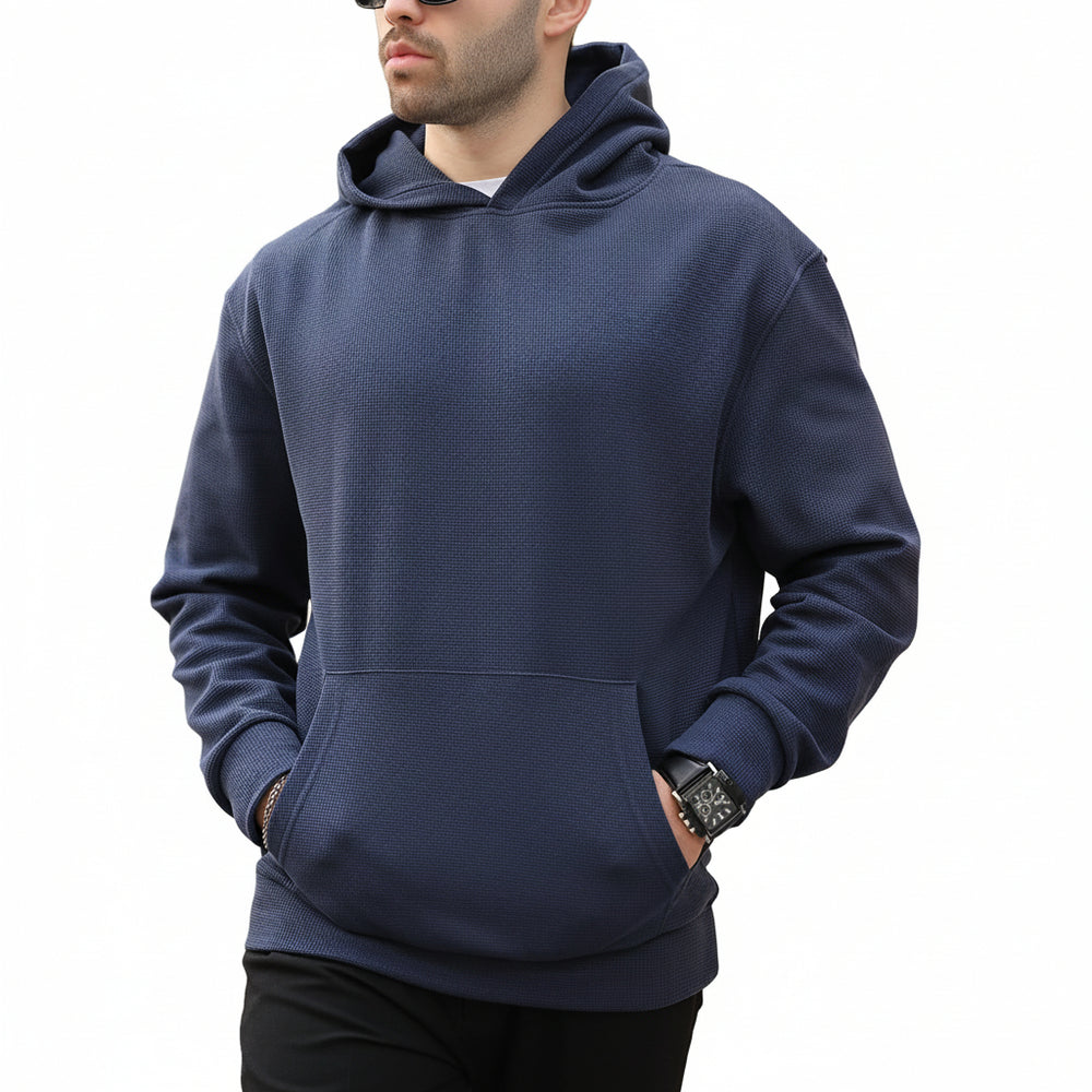 MEN'S CASUAL LONG-SLEEVE HOODIE