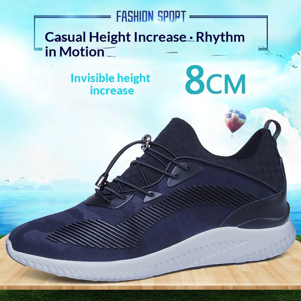 SUMMER INVISIBLE HEIGHT INCREASING MESH MEN'S CASUAL SHOES