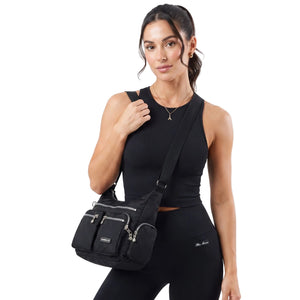 WOMEN WATERPROOF NYLON CROSSBODY SHOULDER BAG