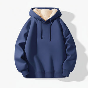 Mens fleece-lined hoodie in various colors and sizes