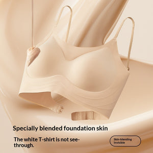 Backless invisible wireless bra in Invisible Skin and Elegant Black colors