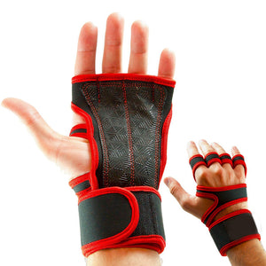 Non-slip half finger gym dumbbell sports gloves in various colors
