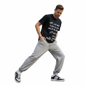 Men's high elasticity anti-wrinkle casual pants in tapered fit