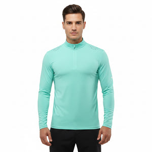 Men's quick-dry long sleeve training t-shirt in various colors