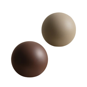 20cm thickened explosion-proof Pilates yoga ball in caramel and milk coffee colors