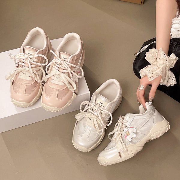 WOMEN'S SOFT LEATHER INCREASED HEIGHT BALLET TRAINING SHOES