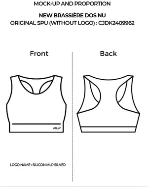 Black breathable cross strap sports bra with chest pad