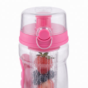 BPA FREE FRUIT INFUSER JUICE SHAKER WATER BOTTLE 32OZ