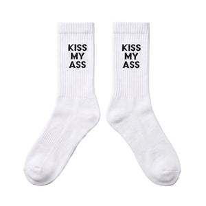 WHITE HIGH TUBE COTTON SPORTS SOCKS