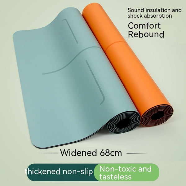 NATURAL RUBBER NON-SLIP PROFESSIONAL YOGA MAT SET