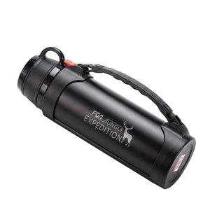 LARGE INSULATED STAINLESS STEEL WATER BOTTLE WITH HANDLE