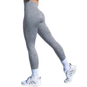Women's push up butt leggings in various camo and leopard print colors
