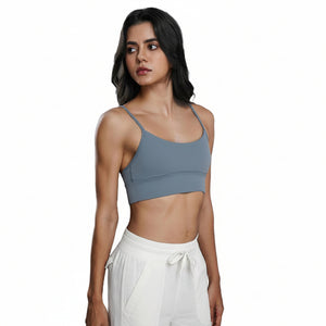 Nude-feel Y-back beauty-back sports bra in multiple colors and sizes