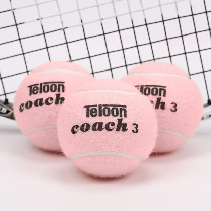 Pressure Training Tennis Balls - Available in 12 or 18 Count with Mesh Carry Bag, Offered in 4 Colors, Ideal for Beginner Training Exercises