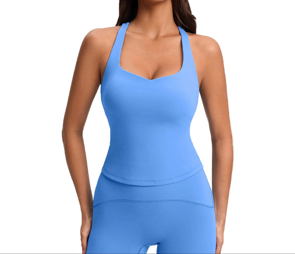WOMEN'S PADDED SPORTS VEST WITH BACK SUPPORT