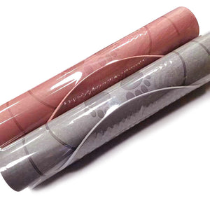 Thickened indoor mute skipping rope pad in gray and pink colors