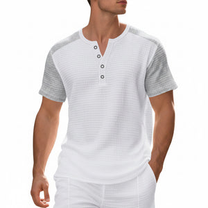 Men's loose fit casual short sleeve t-shirt in various colors