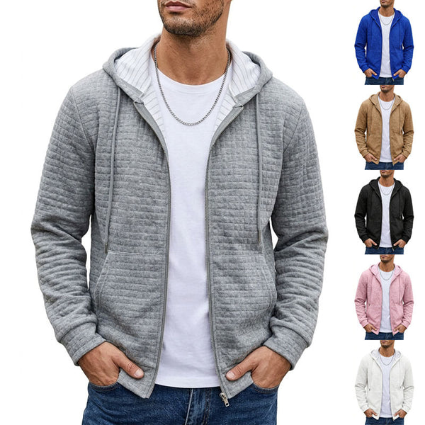 HEREN HOODIE VEST MET RITS