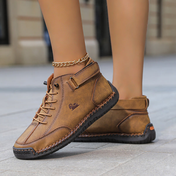 WOMEN'S CASUAL FLAT MARTIN BOOTS