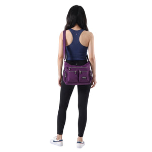 WOMEN WATERPROOF NYLON CROSSBODY SHOULDER BAG