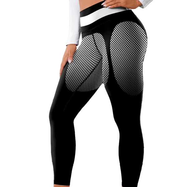 WOMENS HIGH WAIST YOGA LEGGINGS BUTT LIFTING QUICK DRY