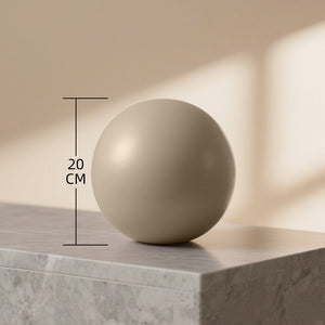 20cm thickened explosion-proof Pilates yoga ball in caramel and milk coffee colors