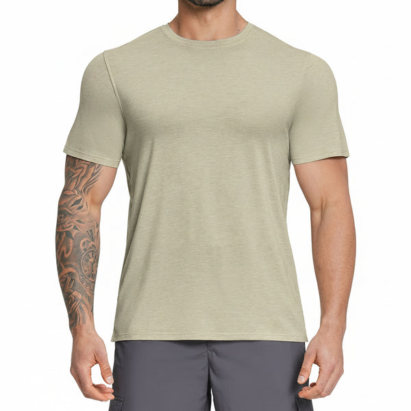 MENS BREATHABLE SPORTS SHORT-SLEEVE SHIRT