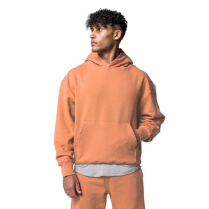 Men's cotton hooded training set with sweatpants in various colors