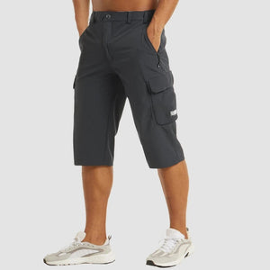 Men's quick-dry breathable beach shorts with multiple pockets in various colors