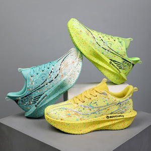 Marathon carbon-plate noctilucent fashion sneakers in multiple colors and sizes