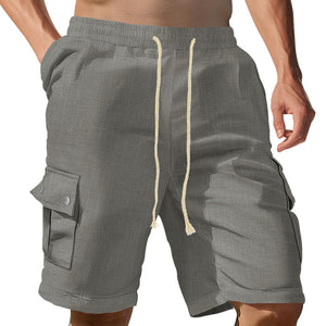 Men's plaid straight-leg basketball shorts in various colors