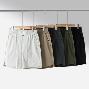 Men's quick-dry ice silk summer shorts in various colors for fitness and running