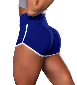 Plus size women high waist hip lifting workout shorts in various colors