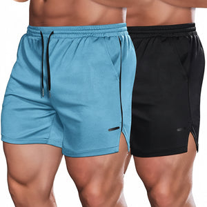 Men's running training mesh fitness shorts in various colors