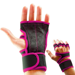 Non-slip half finger gym dumbbell sports gloves in various colors