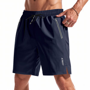 Men's quick-dry luminous sports shorts in various colors
