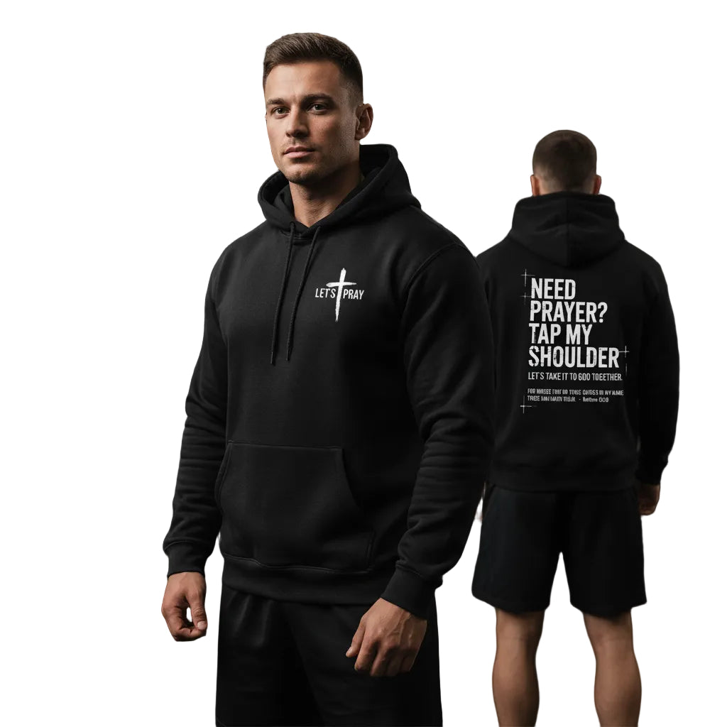 Men's casual hooded pullover sweatshirt in various colors and sizes